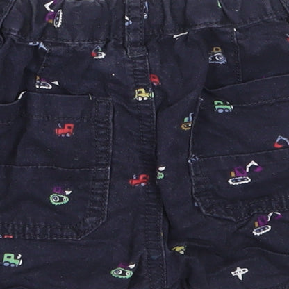 NEXT Boys Blue  Cotton Cropped Trousers Size 12-18 Months