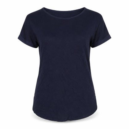 Womens UK Size XS Oasis Blue Basic T-Shirt