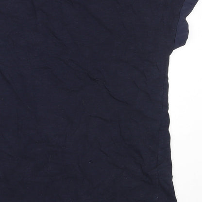 Womens UK Size XS Oasis Blue Basic T-Shirt