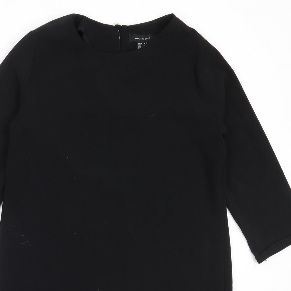 Primark Womens Black  Polyester Shift  Size 8  Round Neck