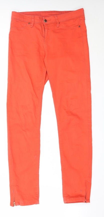 Womens UK Size 36 Janina Regular Fit Skinny Red Jeans