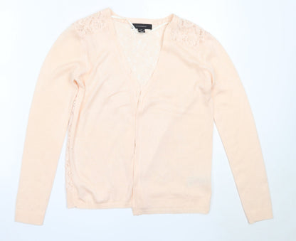 Atmosphere Womens Pink V-Neck  Cotton Cardigan Jumper Size XS