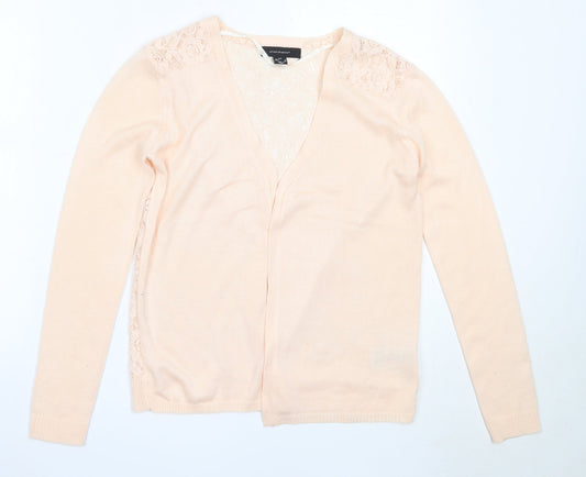 Atmosphere Womens Pink V-Neck  Cotton Cardigan Jumper Size XS
