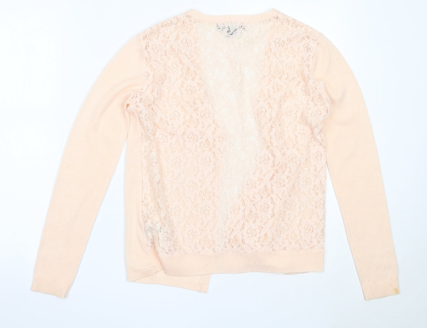 Atmosphere Womens Pink V-Neck  Cotton Cardigan Jumper Size XS