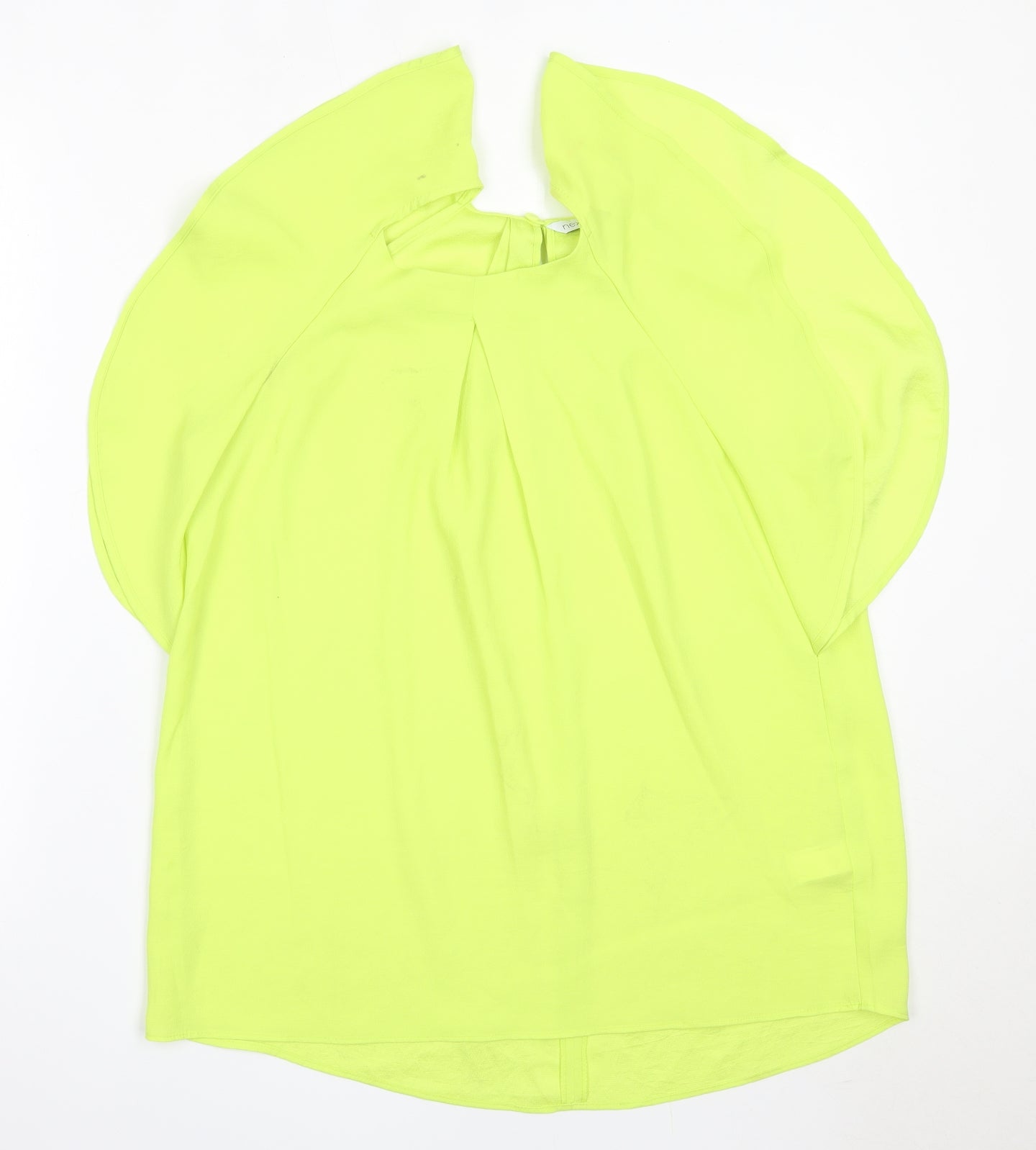 Womens UK Size 12 NEXT Green Basic Blouse
