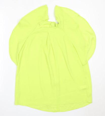 Womens UK Size 12 NEXT Green Basic Blouse