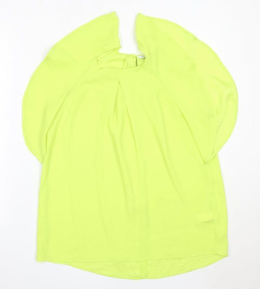 Womens UK Size 12 NEXT Green Basic Blouse