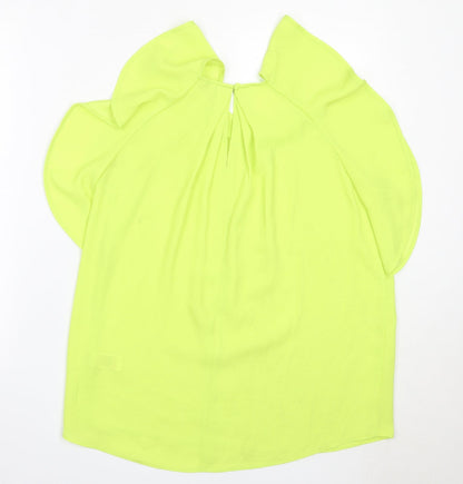 Womens UK Size 12 NEXT Green Basic Blouse