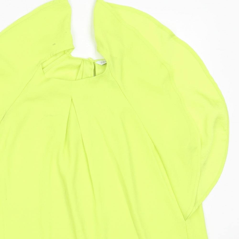 Womens UK Size 12 NEXT Green Basic Blouse