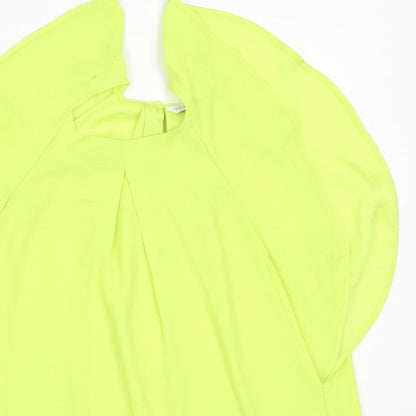 Womens UK Size 12 NEXT Green Basic Blouse