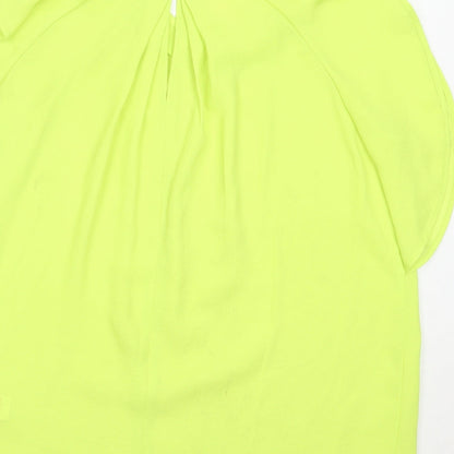 Womens UK Size 12 NEXT Green Basic Blouse