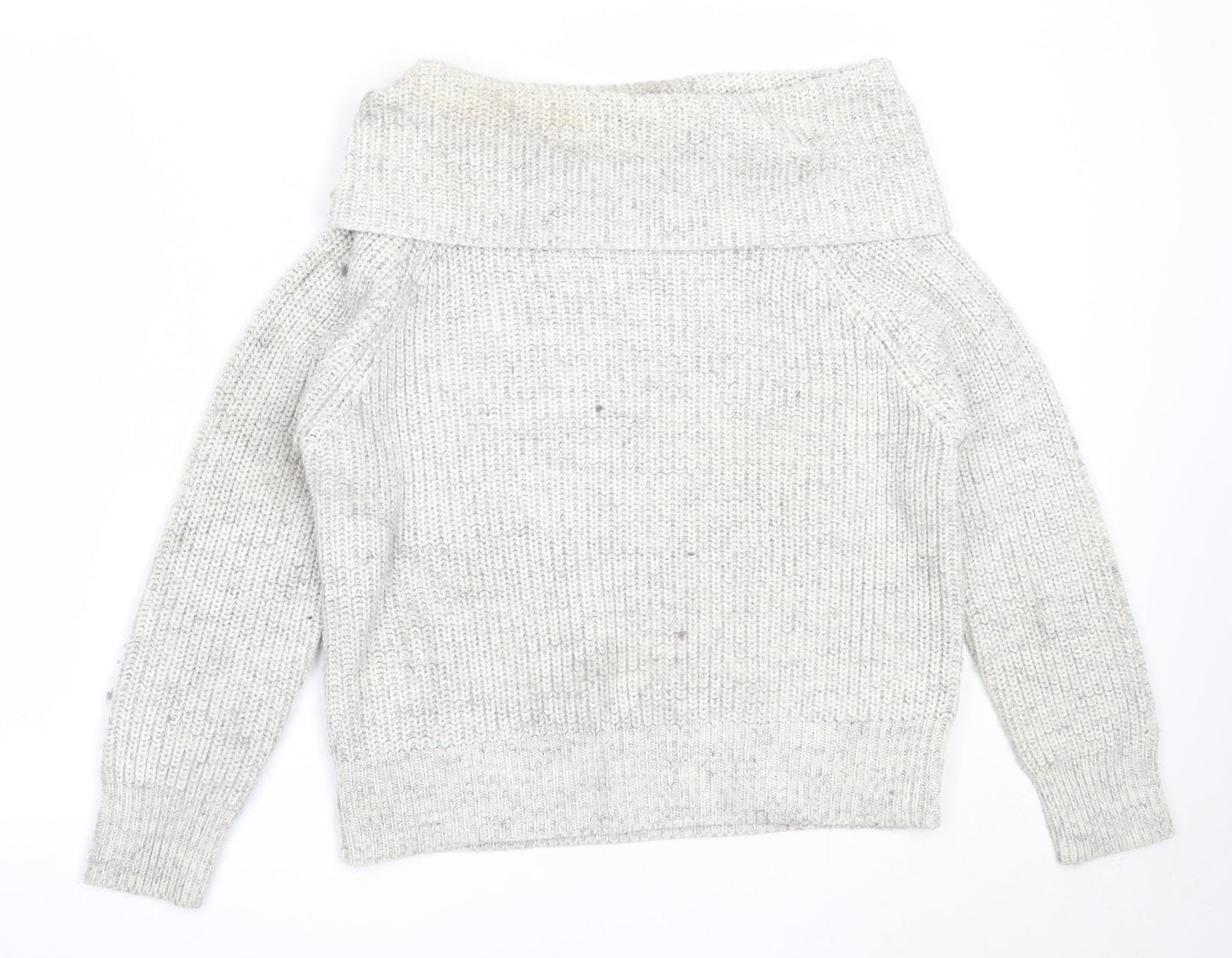 Womens UK Size M New Look Grey Pullover Jumper
