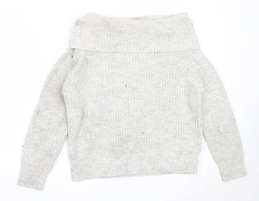 Womens UK Size M New Look Grey Pullover Jumper