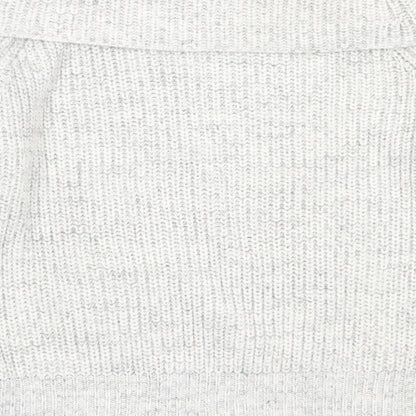 Womens UK Size M New Look Grey Pullover Jumper