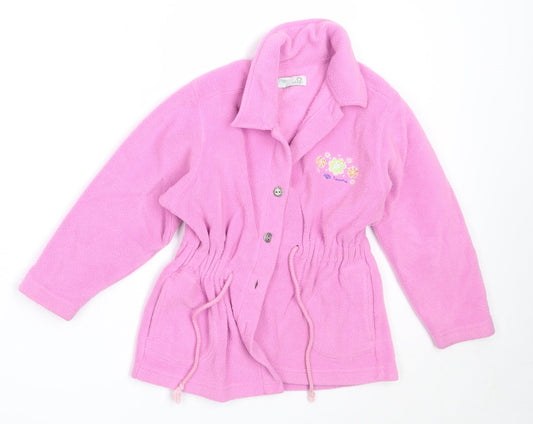 Additional front view of Adams girls’ pink jacket, size 5, years