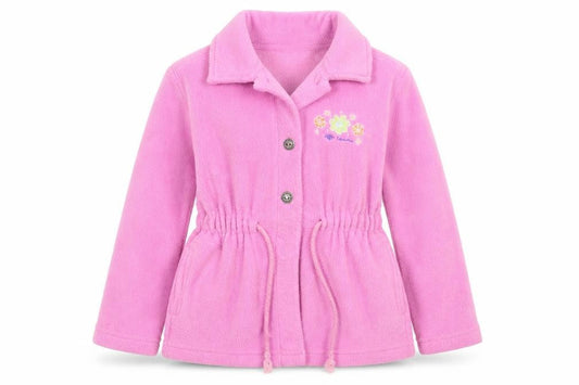 Front view of Adams girls’ pink jacket, size 5, years