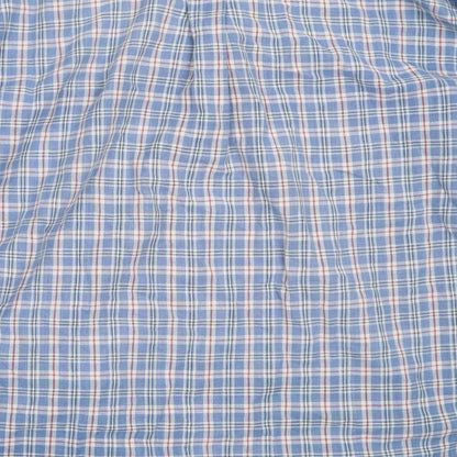 West Lake Mens Blue Check Cotton  Button-Up Size L Collared