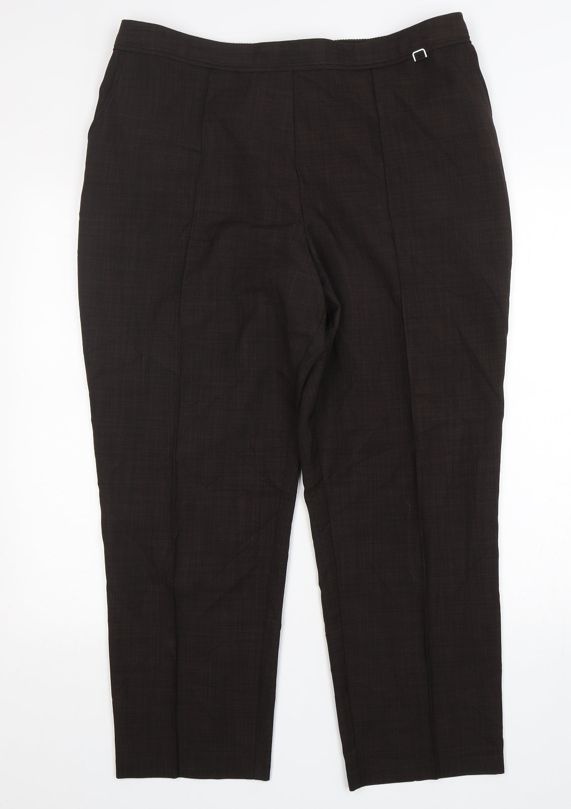 Womens UK Size 18 Marks and Spencer Regular Fit  Brown Trousers