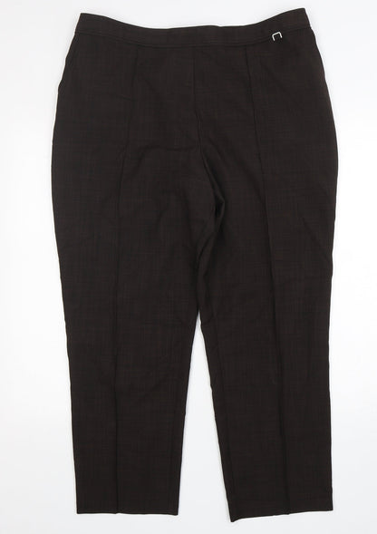 Womens UK Size 18 Marks and Spencer Regular Fit  Brown Trousers
