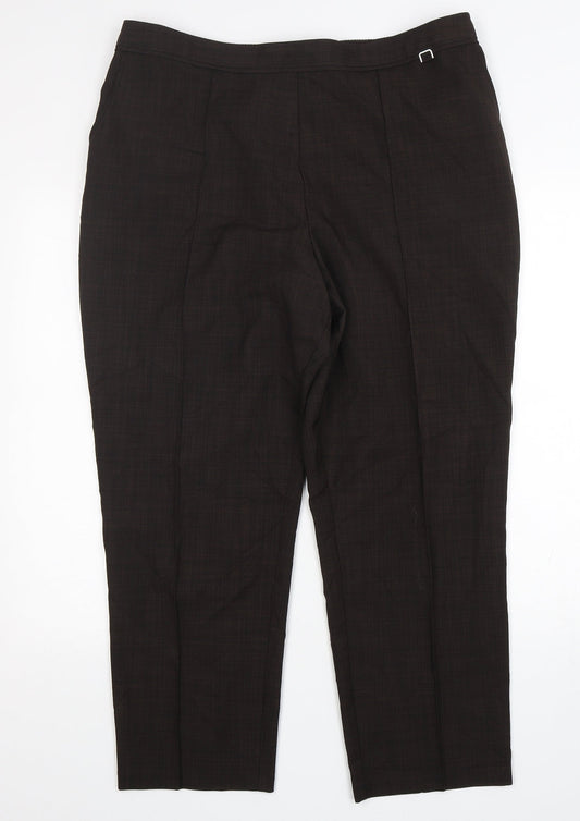 Womens UK Size 18 Marks and Spencer Regular Fit  Brown Trousers