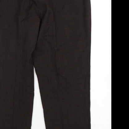 Womens UK Size 18 Marks and Spencer Regular Fit  Brown Trousers