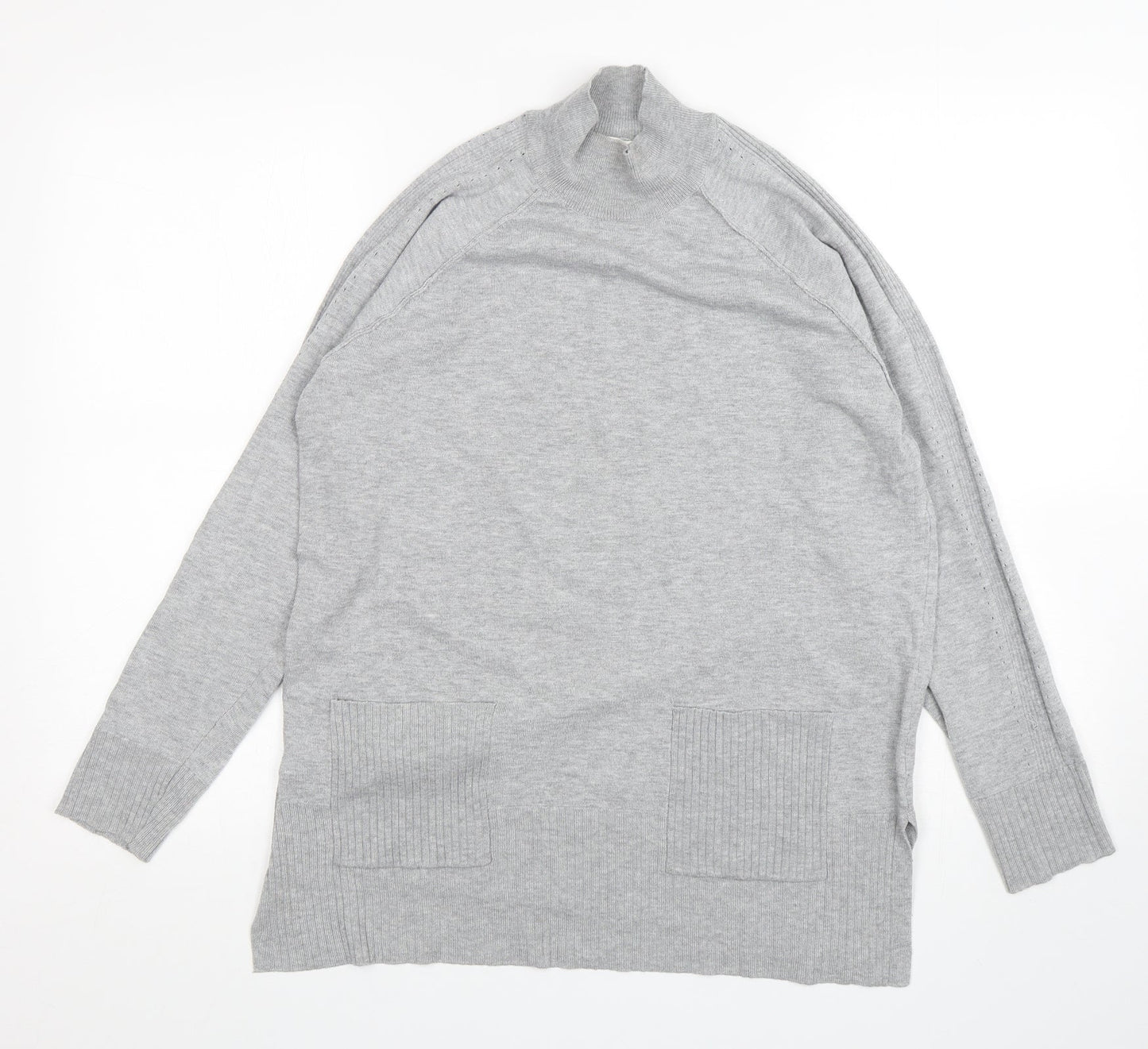 Womens UK Size L Peyton Primrose Grey Pullover Jumper