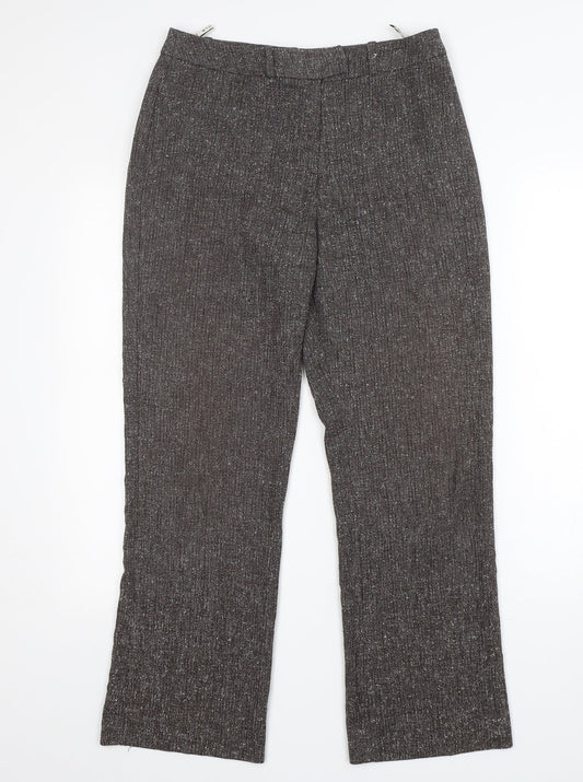 Womens UK Size 30 in Minuet Regular Fit  Brown Trousers