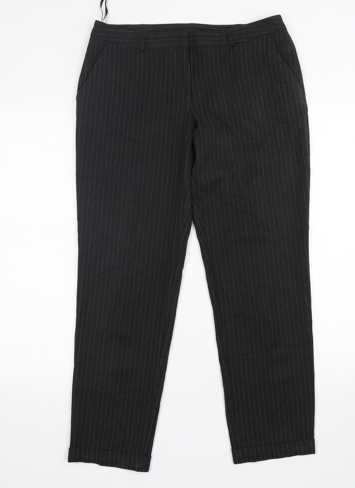 Womens UK Size 10 Dorothy Perkins Regular Fit  Grey Trousers