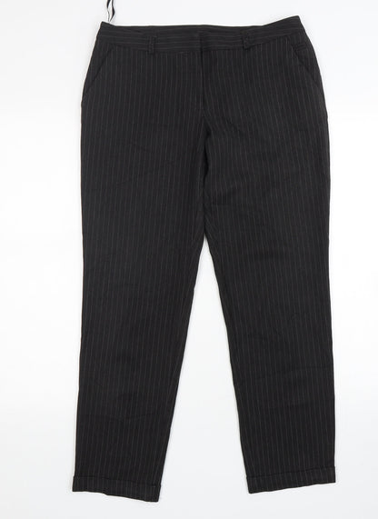 Womens UK Size 10 Dorothy Perkins Regular Fit  Grey Trousers