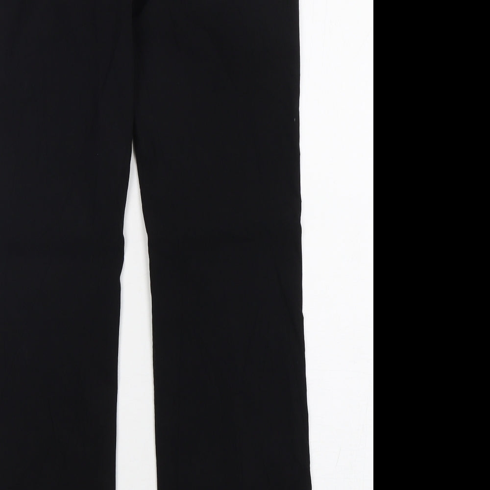 Womens UK Size 10 Papaya Regular Fit  Black Trousers