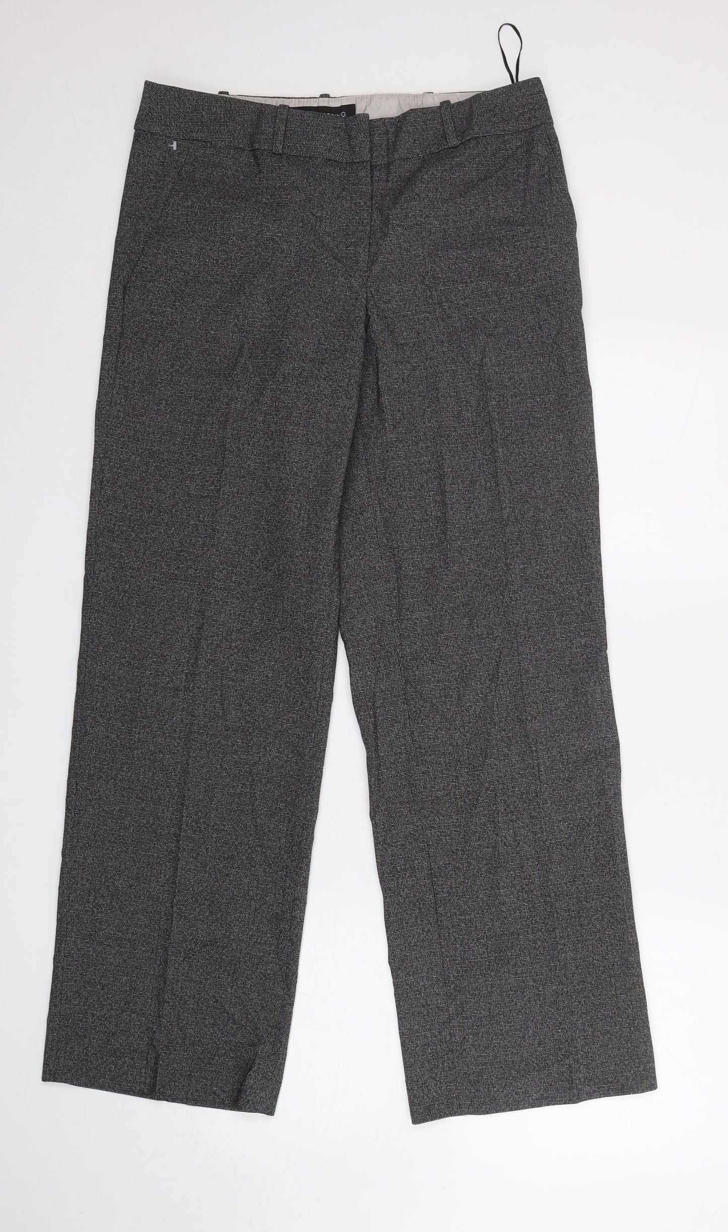 Womens UK Size 12 NEXT Regular Fit  Grey Trousers