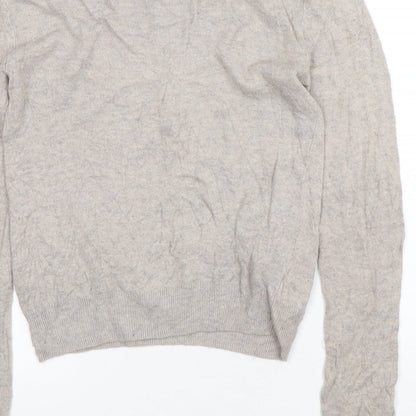 Womens UK Size 6 Topshop Beige Pullover Jumper