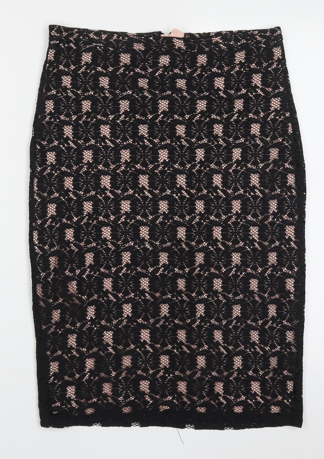 Dorothy Perkins Womens Pink Geometric Polyester A-Line Skirt Size 10   Zip