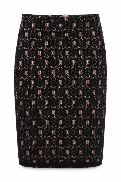 Womens UK Size 10 Dorothy Perkins A-Line Lace Skirt