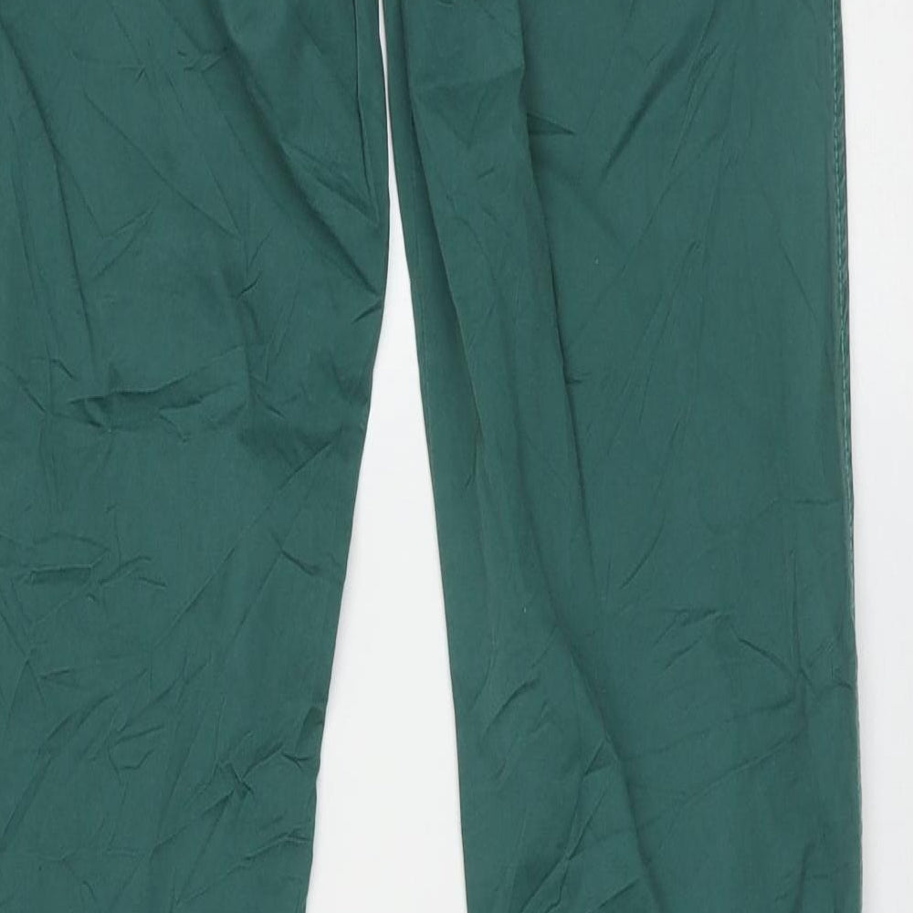Maison Scotch Mens Green  Cotton Trousers  Size 27 L34 in Slim Button