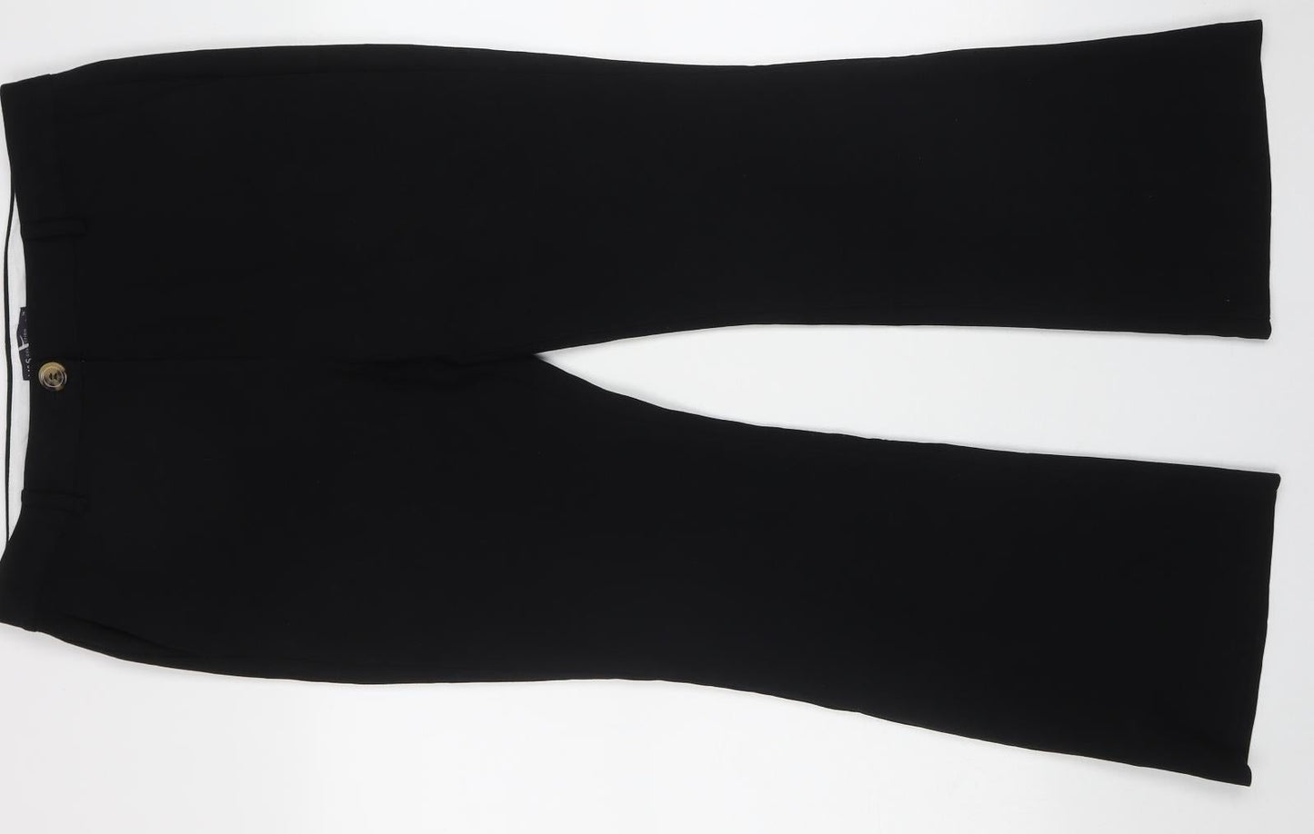 Womens UK Size 14 Marks and Spencer Regular Fit  Black Trousers