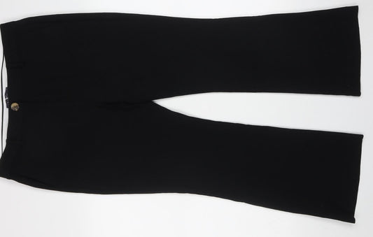 Womens UK Size 14 Marks and Spencer Regular Fit  Black Trousers