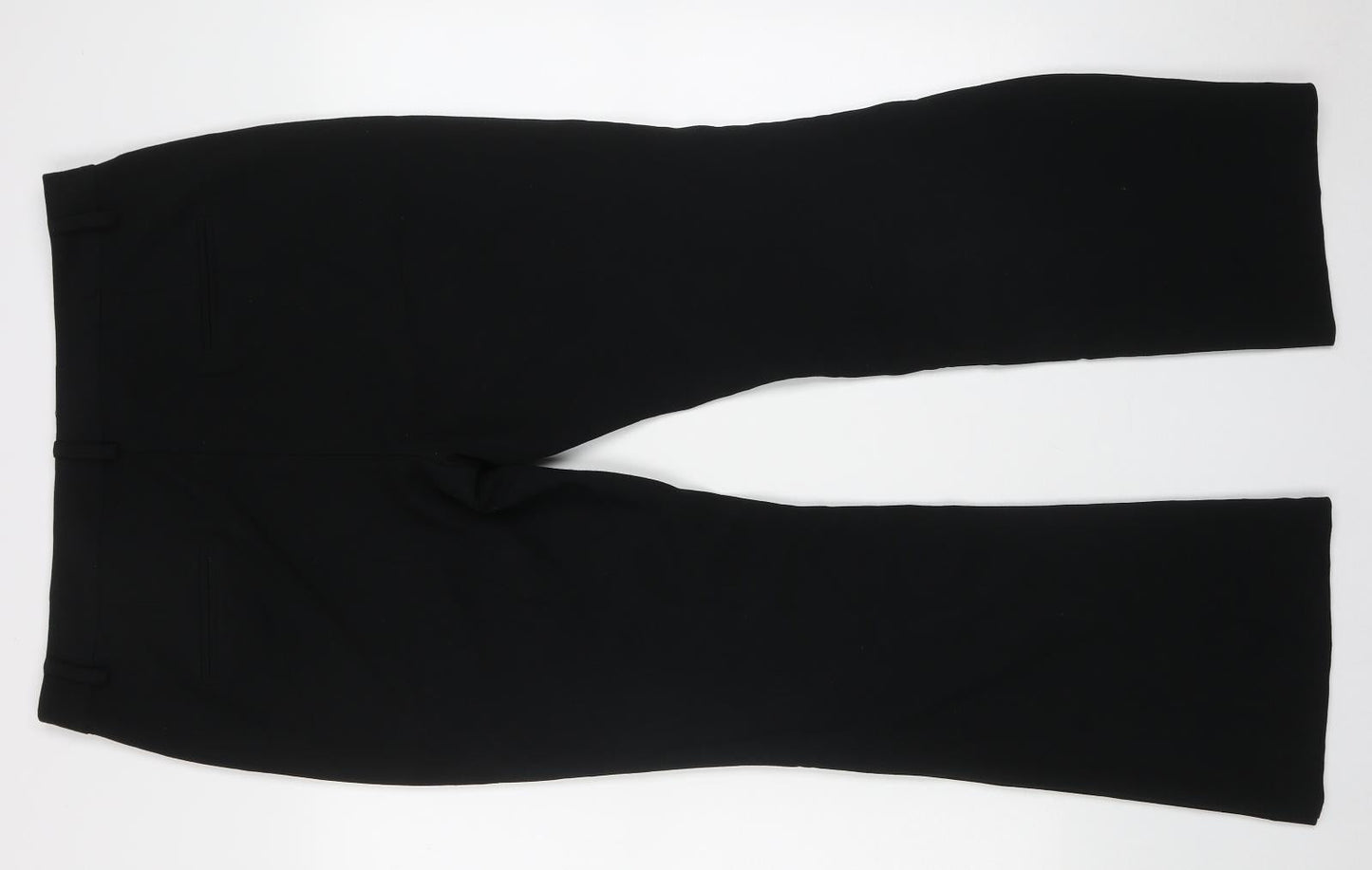 Womens UK Size 14 Marks and Spencer Regular Fit  Black Trousers