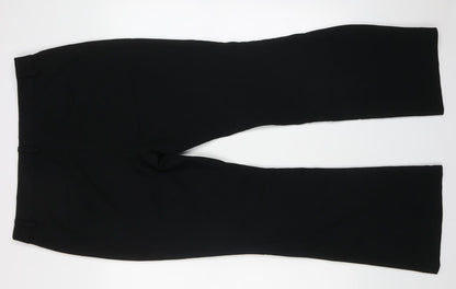 Womens UK Size 14 Marks and Spencer Regular Fit  Black Trousers