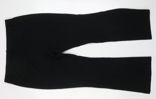 Womens UK Size 14 Marks and Spencer Regular Fit  Black Trousers