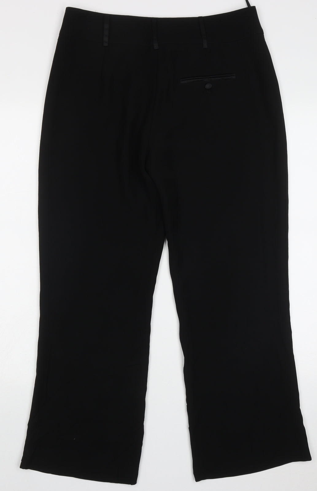 Womens UK Size 12 Marks and Spencer Regular Fit  Black Trousers