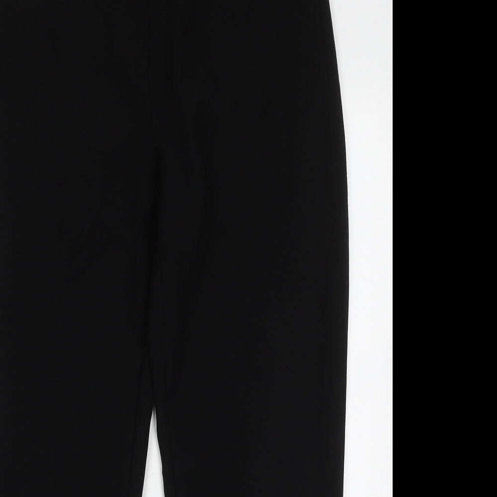 Womens UK Size 12 Marks and Spencer Regular Fit  Black Trousers