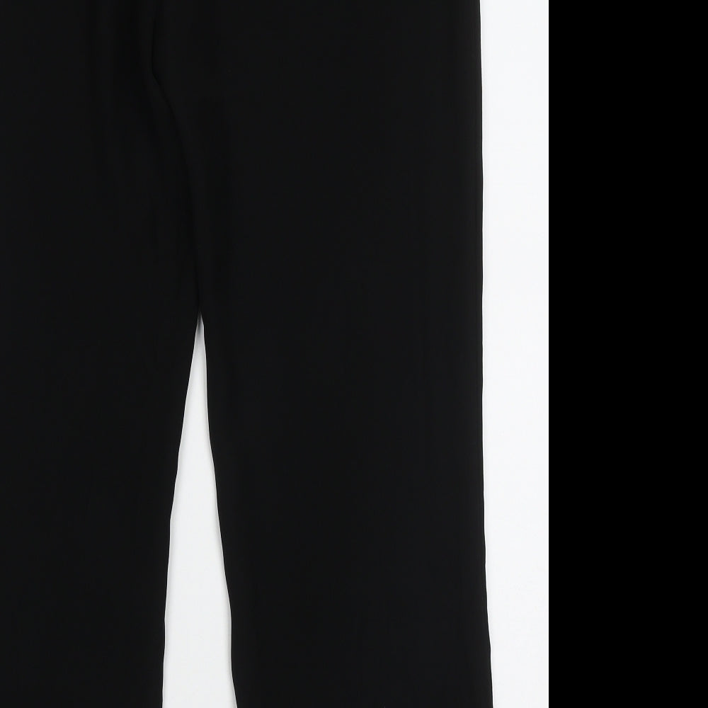 Womens UK Size 12 Marks and Spencer Regular Fit  Black Trousers