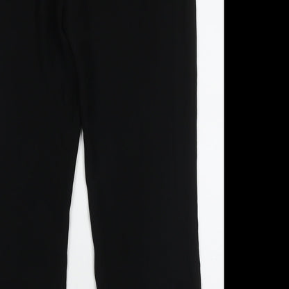 Womens UK Size 12 Marks and Spencer Regular Fit  Black Trousers