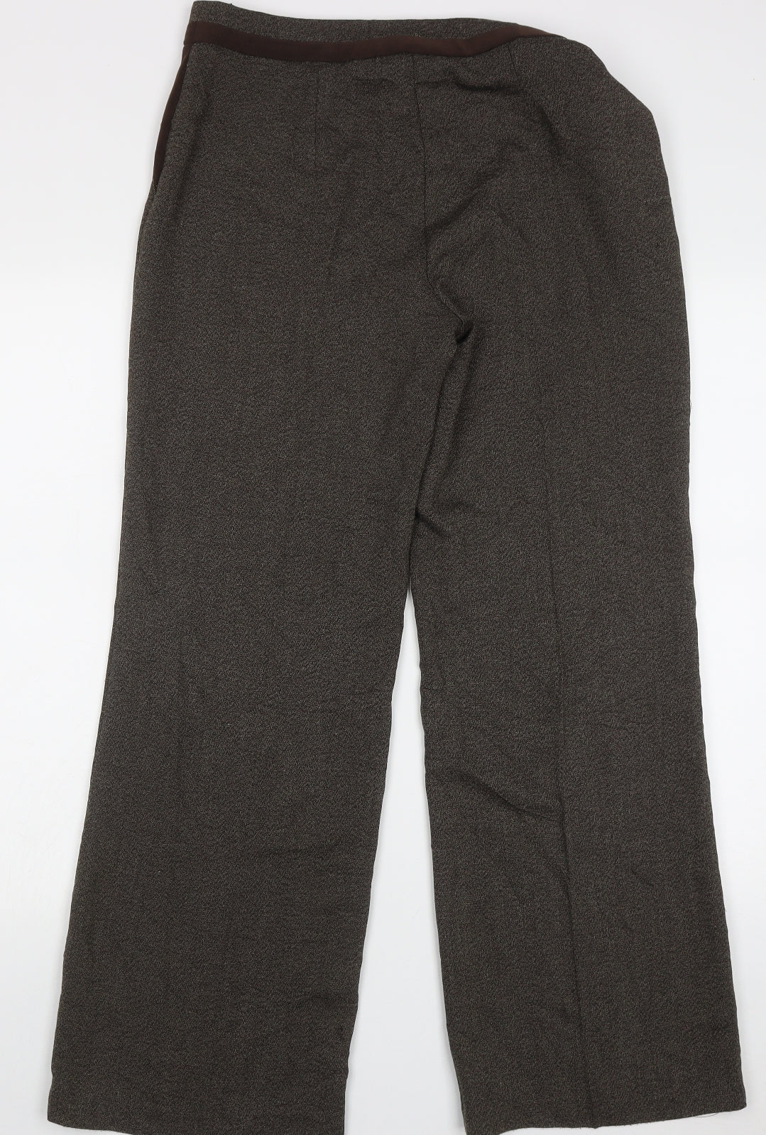 Womens UK Size 12 Marks and Spencer Regular Fit  Brown Trousers