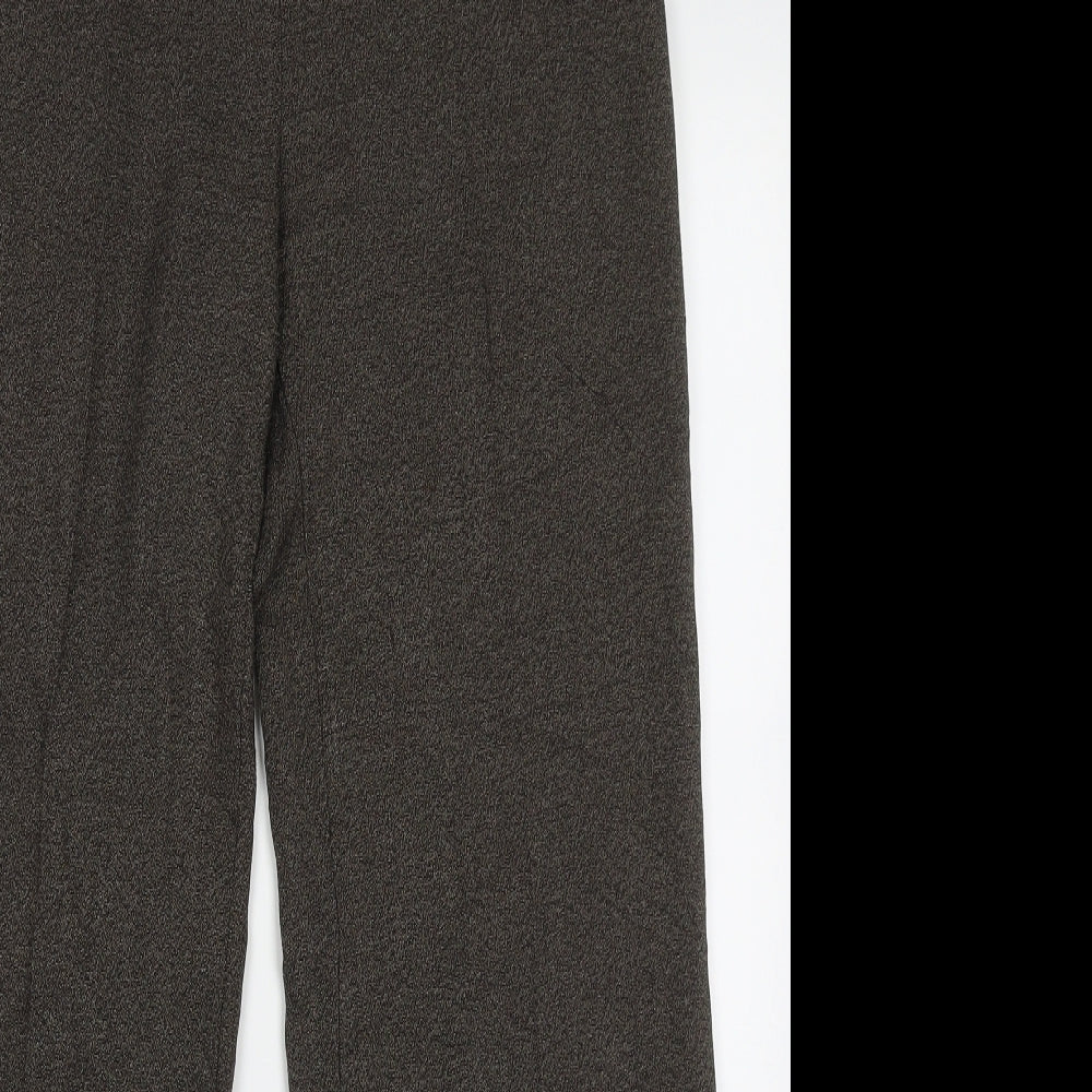 Womens UK Size 12 Marks and Spencer Regular Fit  Brown Trousers