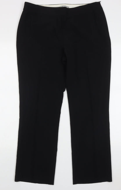 Womens UK Size 14 Marks and Spencer Regular Fit  Black Trousers