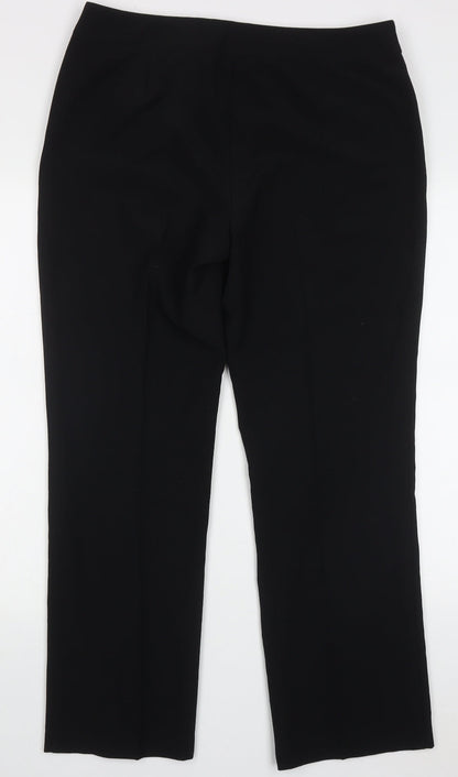 Womens UK Size 14 Marks and Spencer Regular Fit  Black Trousers