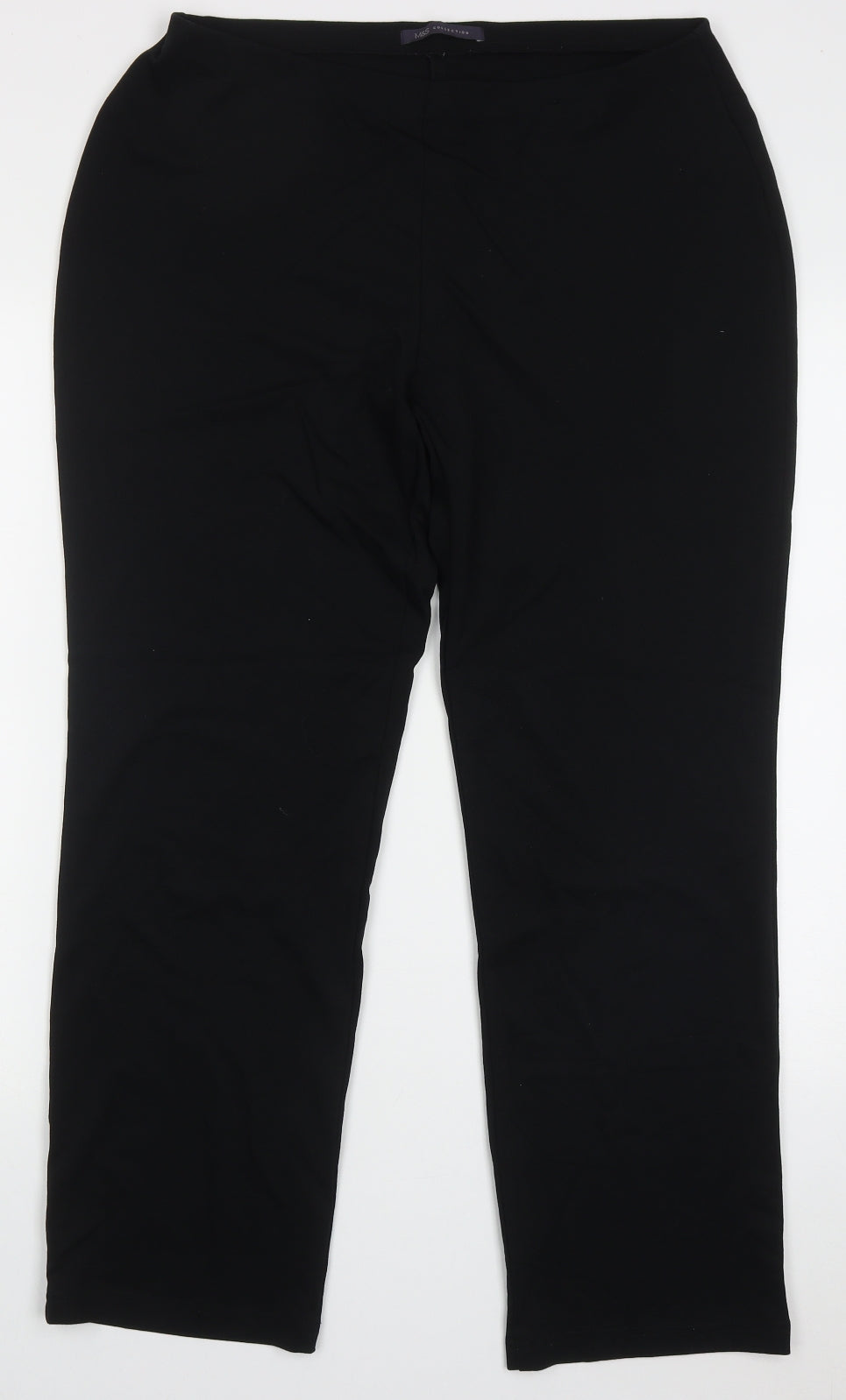 Womens UK Size 14 Marks and Spencer Regular Fit  Black Trousers