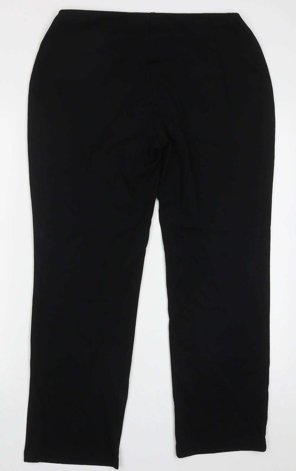 Womens UK Size 14 Marks and Spencer Regular Fit  Black Trousers